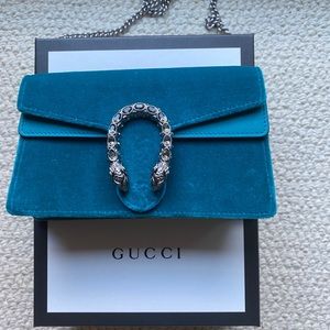 Gucci Dionysus Velvet Super Mini Bag